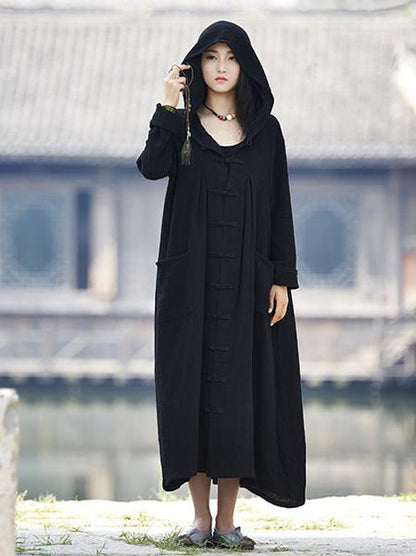 Mistarious Linen Cape Cover-up