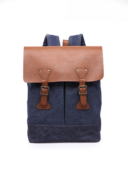 multi-purpose canvas computer bag travel backpack usb interface Retro backpack