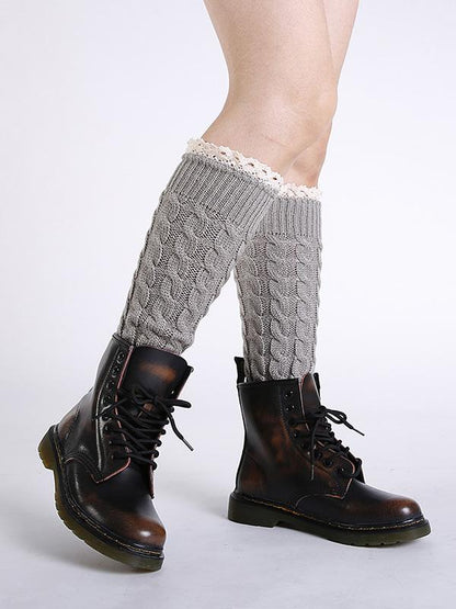 Knitting Over Knee-high 5 Colors Stocking