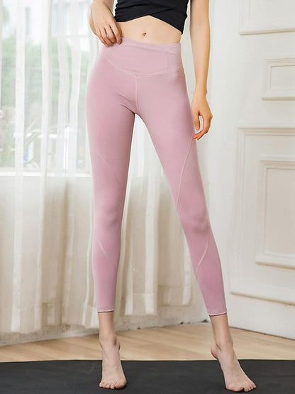 High Waist Solid Yoga Leggings