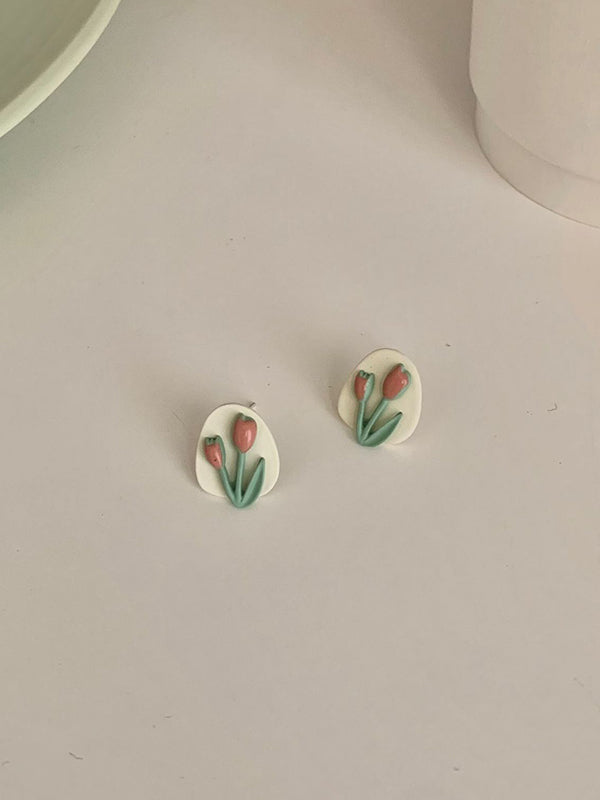 Original Tulip Geometry Earrings Accessories