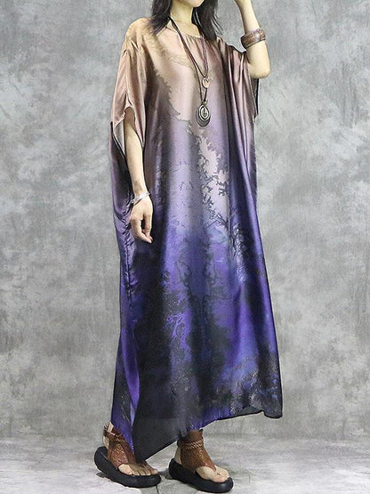 Loose National Printed 2-pieces Long Robe