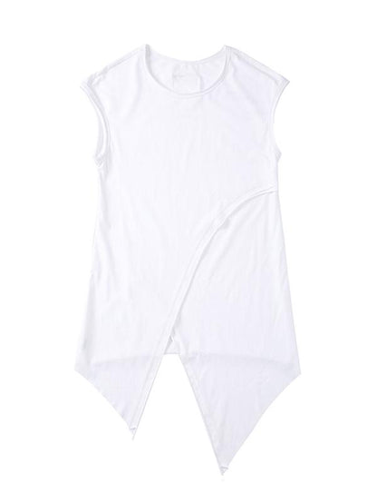 Irregular Split-side T-shirt