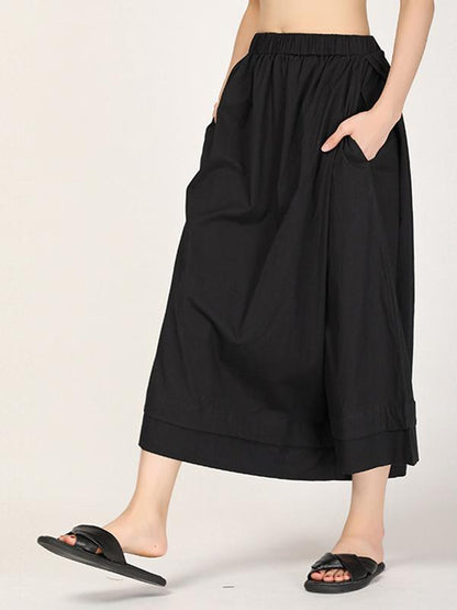 Casual Cropped Culotte
