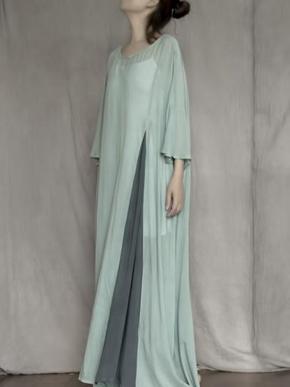 Elegant Soft Casual Long Dress