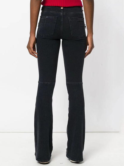 Flared Bandage Jean Pants Bottoms