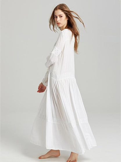 National Bohemia Long Sleeves Maxi Dress