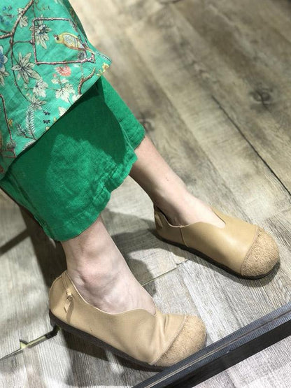 Cow Leather Nude Shoes