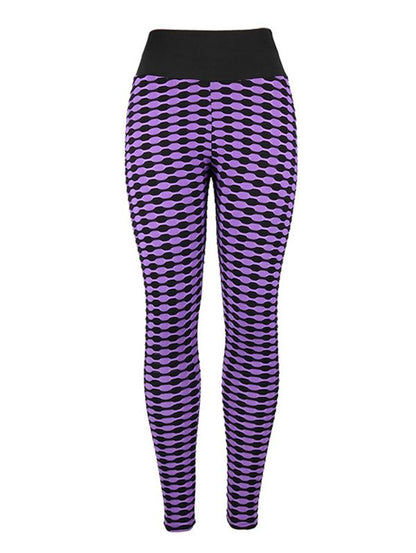 Striped High Waist Sports Leggings