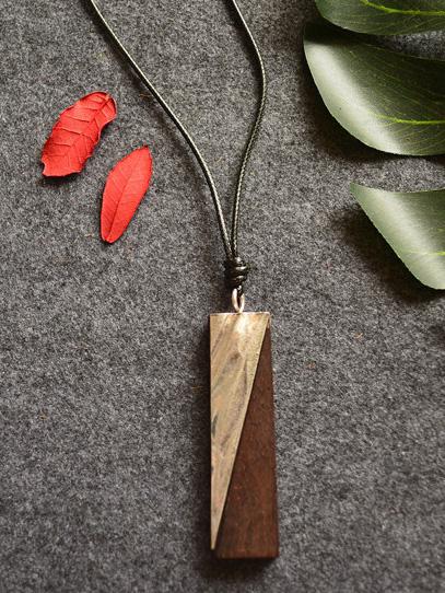 National Geometry Sliver Necklace