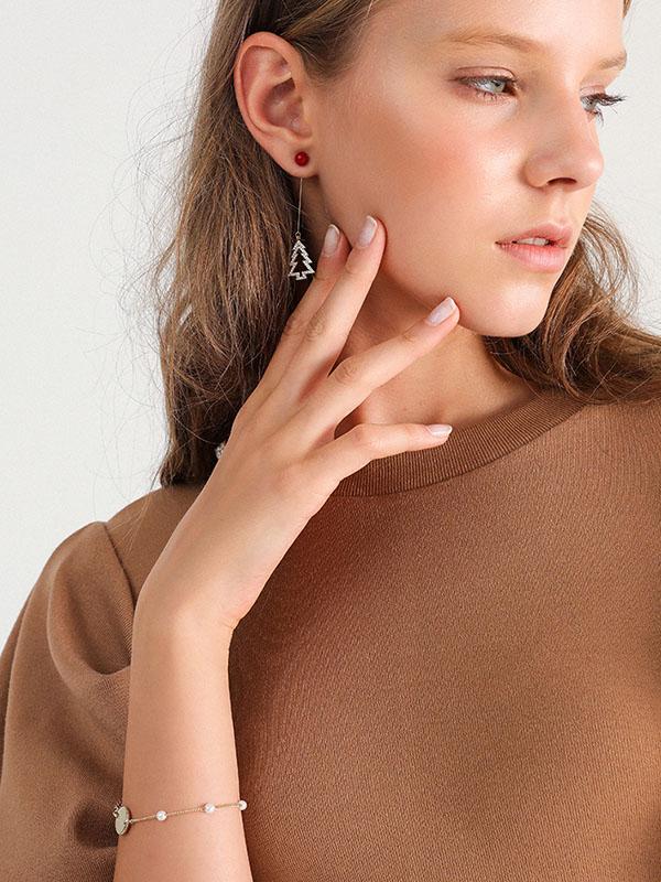 Retro Imitation Pearl Pendant Bracelet