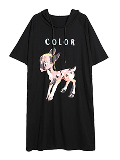 Casual Hoodie Long Dress
