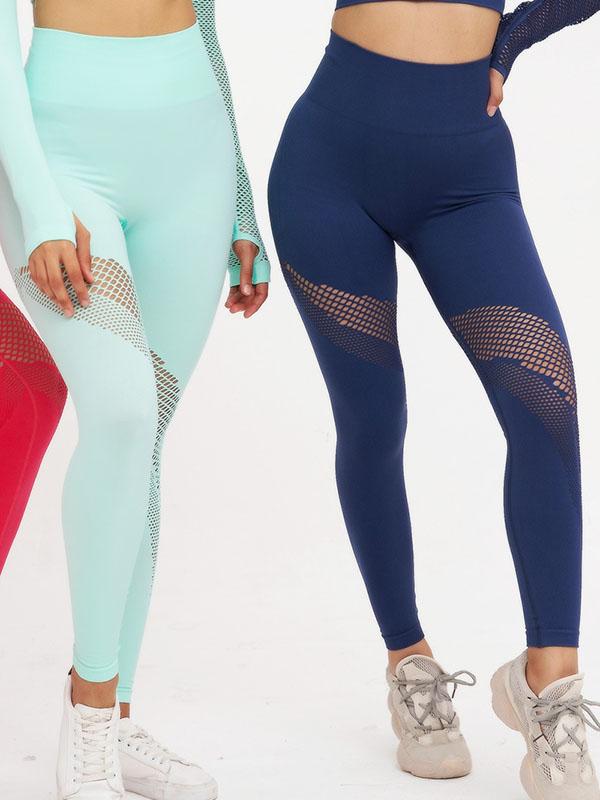 Sexy Hollow Long Sleeves Yoga Suits