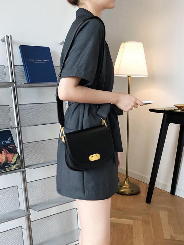 Original Solid Wide Leg Suit Jumpsuits