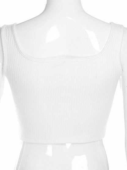 Sexy Letter Printed Sports Tank