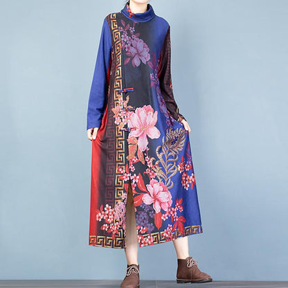 Buykud Chinese Style Beautiful Elegant Soft Comfortable Dress