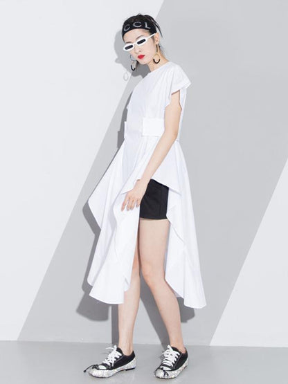 Irregular Split-side Designed Dress