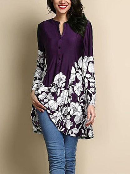 New Printed Long-Sleeve Shirt