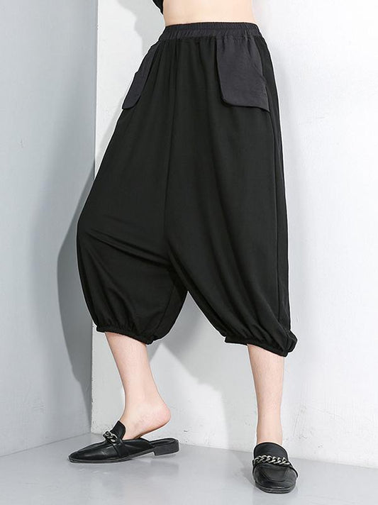 Loose Split-joint Harem Pants