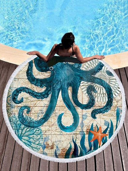 Ultrafine Fiber Undersea World Beach Mats