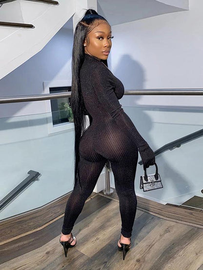 Sexy See-Through Jumpsuits