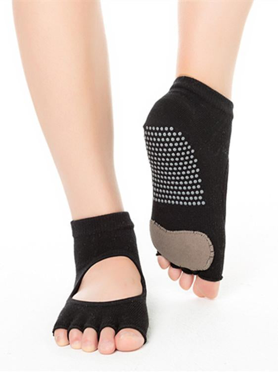 Open-backed Five-finger Yoga Socks