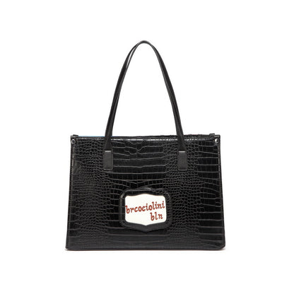 Swiss embroidery creative stitching contrast color crossbody bag