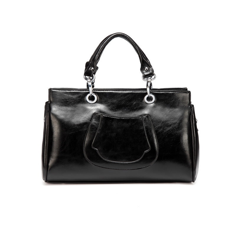 Train cartoon retro hand shoulder diagonal cross bag