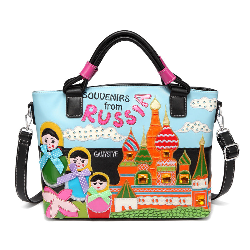 Cartoon character retro bag