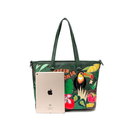 Tropical Rainforest Pattern Handbag Shoulder Crossbody Bag