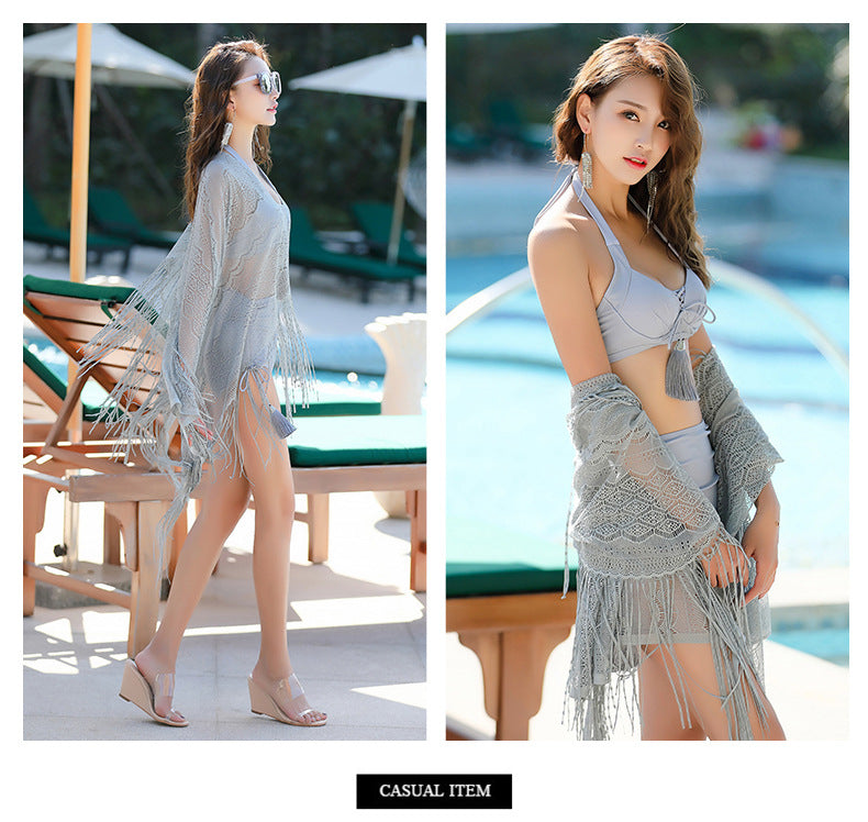 Belly thin conservative skirt swimsuit