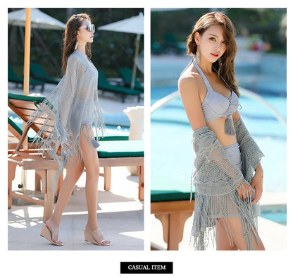 Belly thin conservative skirt swimsuit