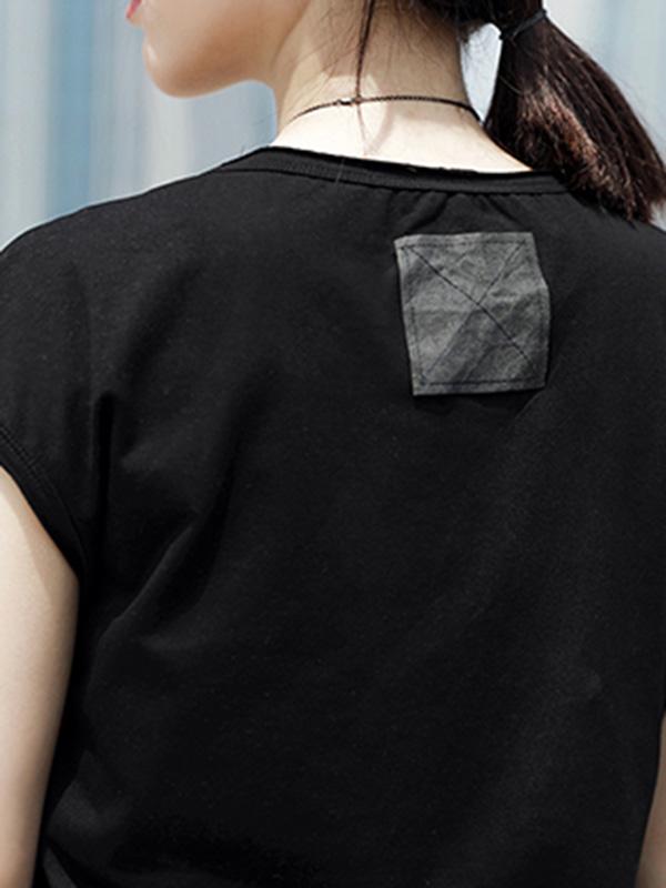 Irregular Split-side T-shirt