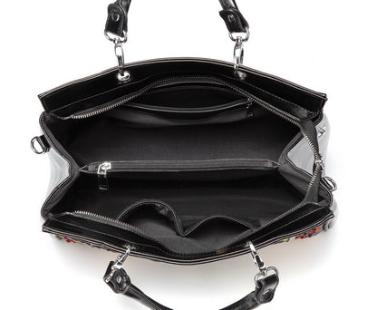 Train cartoon retro hand shoulder diagonal cross bag