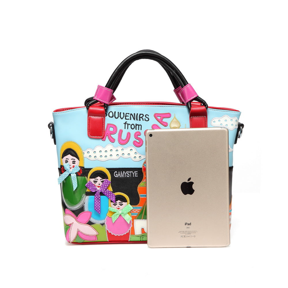 Cartoon character retro bag
