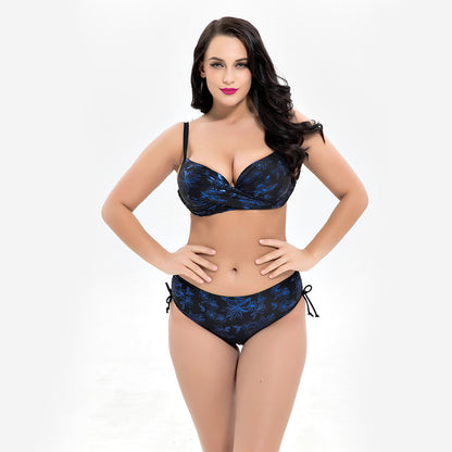 PLUS SIZE high-waisted BIKINIS SWIMWEAR