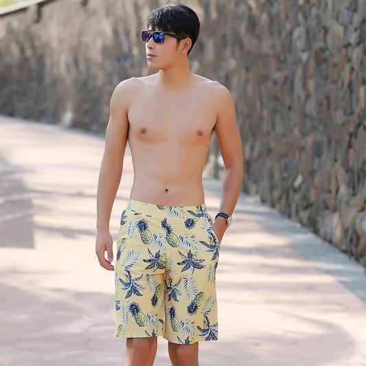 Five-point big pants surfing beach pants men's swimsuit trunks