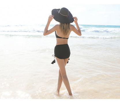 Belly thin conservative skirt swimsuit