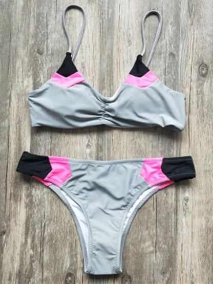 Spaghetti Straps Bikinis Swimwear