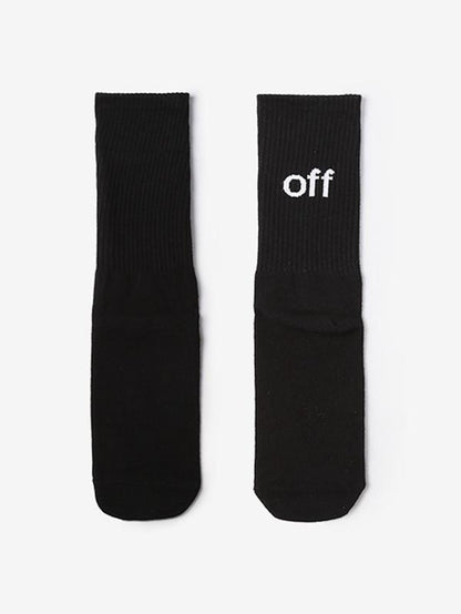 Simple Male Female Socks