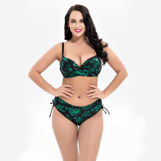 PLUS SIZE high-waisted BIKINIS SWIMWEAR