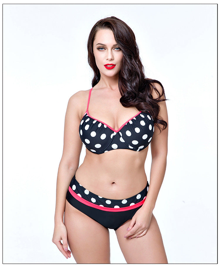 Large vintage dot BIKINIS SWIMWEAR