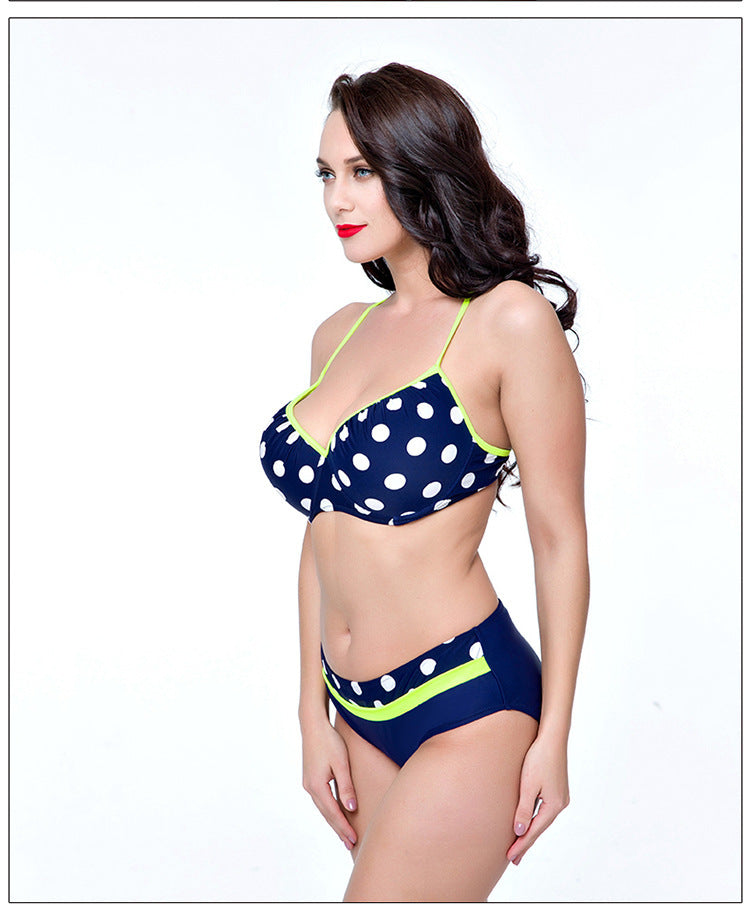 Large vintage dot BIKINIS SWIMWEAR