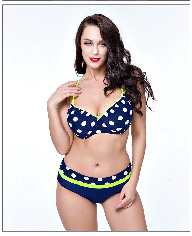 Large vintage dot BIKINIS SWIMWEAR