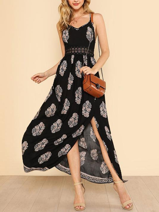 Bohemia Printed Hollow Dresses