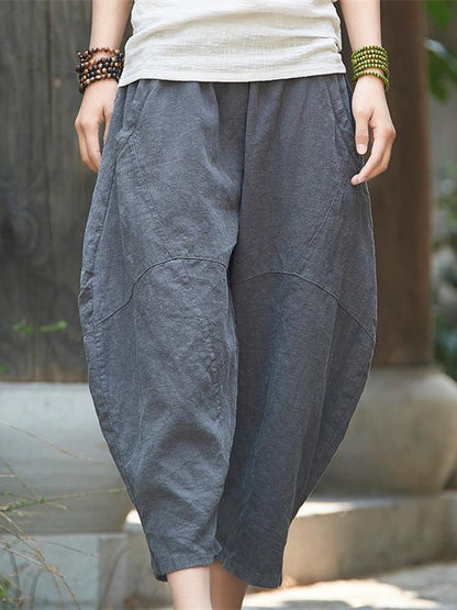 Casual Long Loosen Bloomers Pants in Different Colors