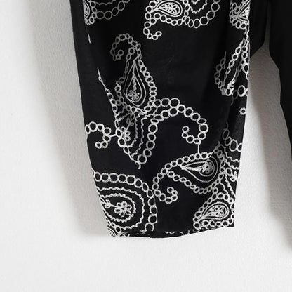 Buykud Casual Loose Embroidery Soft Comfortable Bloomers