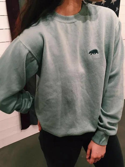 Bear Printed Casual Sweatshirts