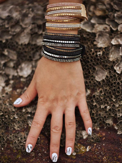 Punk Multilayer 2 Colors Bracelet Accessories