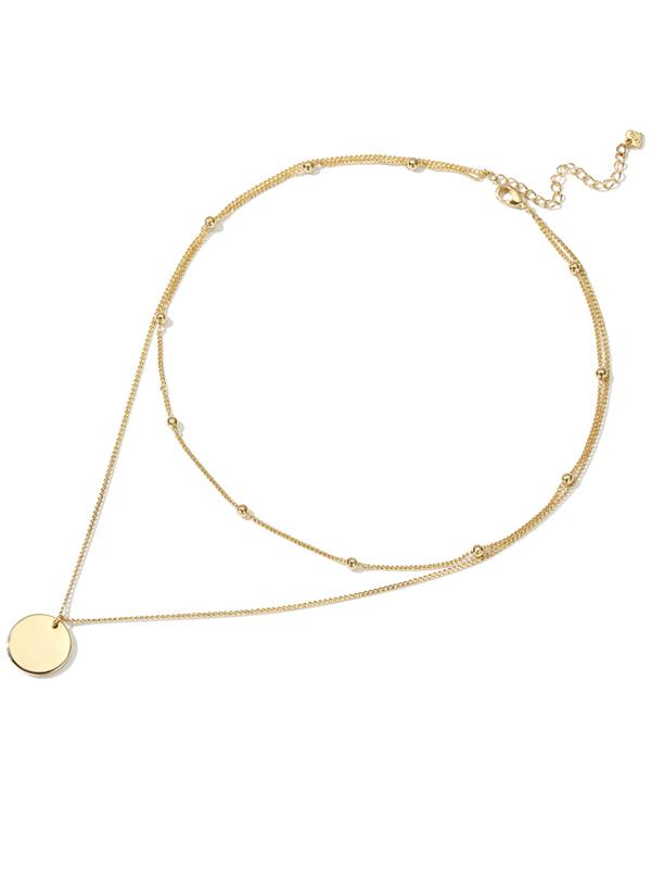 Gold Circle Necklace